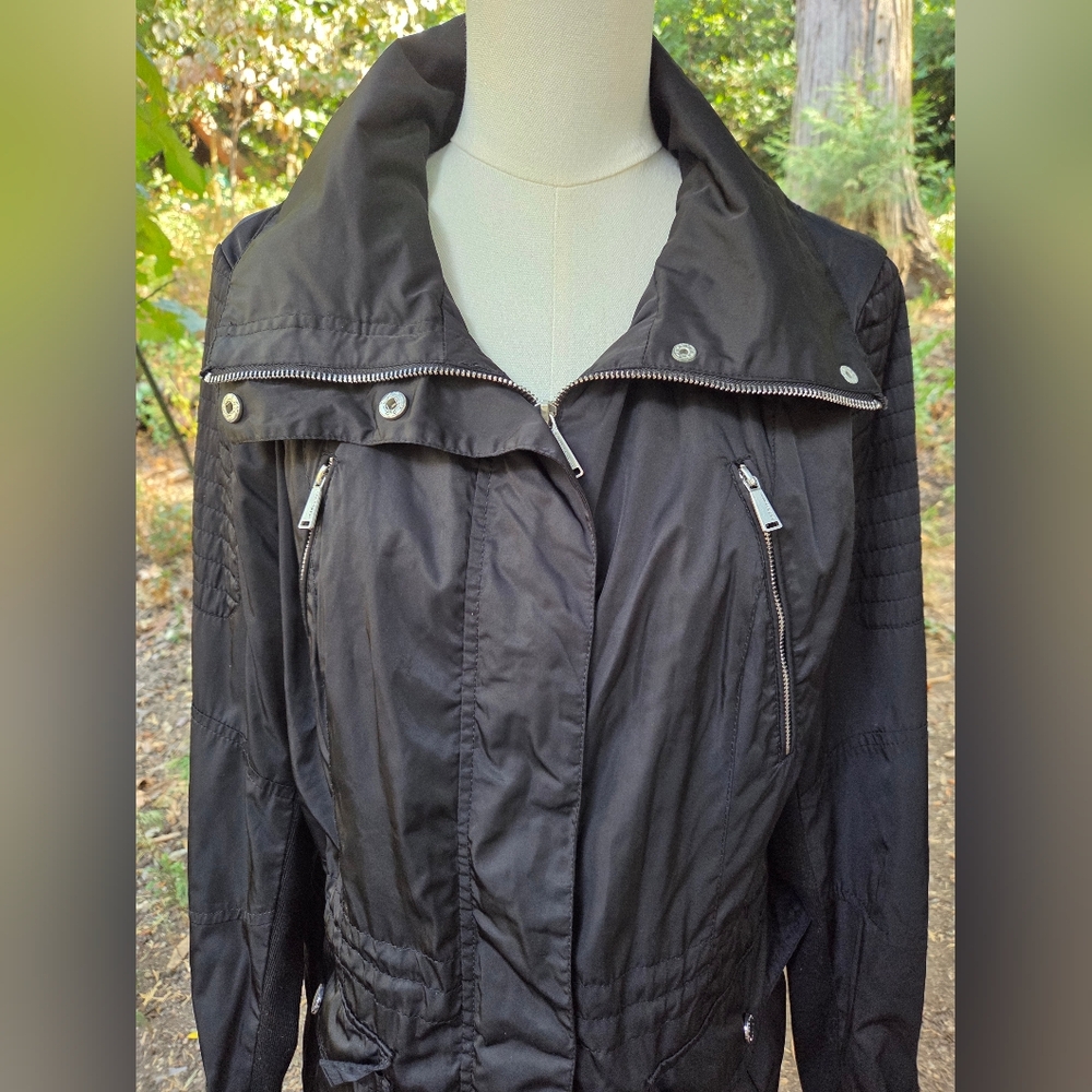 Bcbgeneration Black Utility Jacket Size Large - image 4